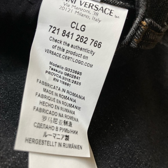 Genuine Versace Platoon Jeans 32 - Picture 3 of 3